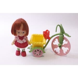 Strawberry Shortcake, Doll, Berry Cycle, Vintage, Incomplete, ~ 251114-WH 841